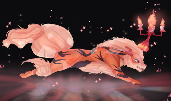 Tera Arcanine (Playmat design)