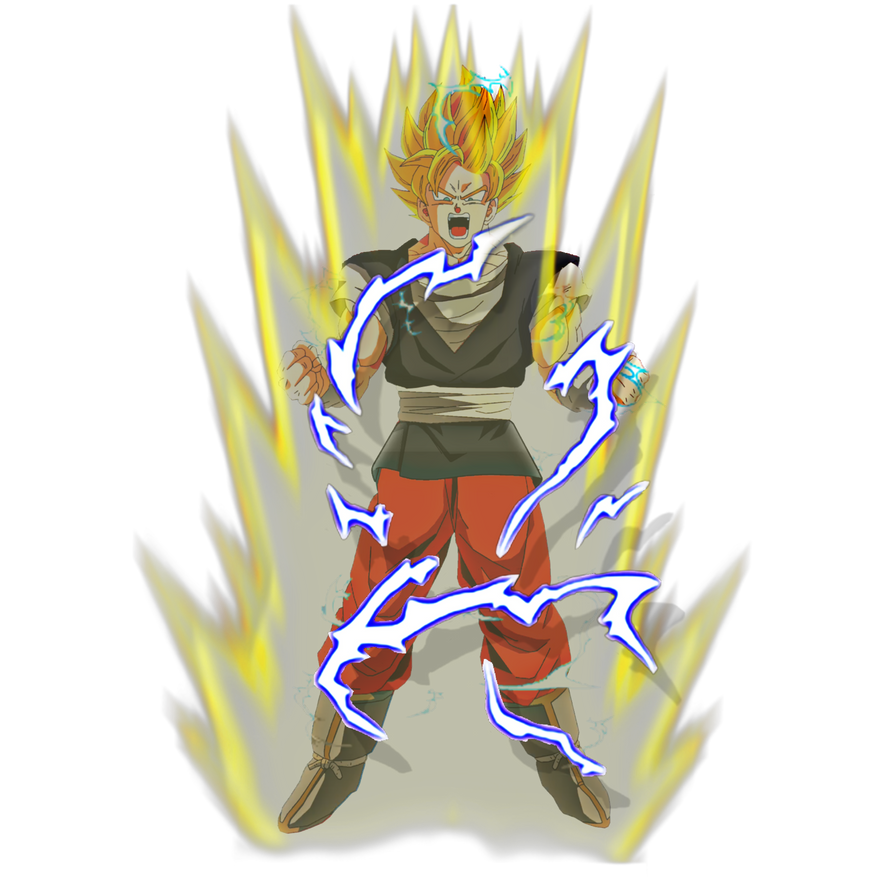 Son Goku Vaupen Super Saiyan 2 Aura by TelloVrdz27 on DeviantArt