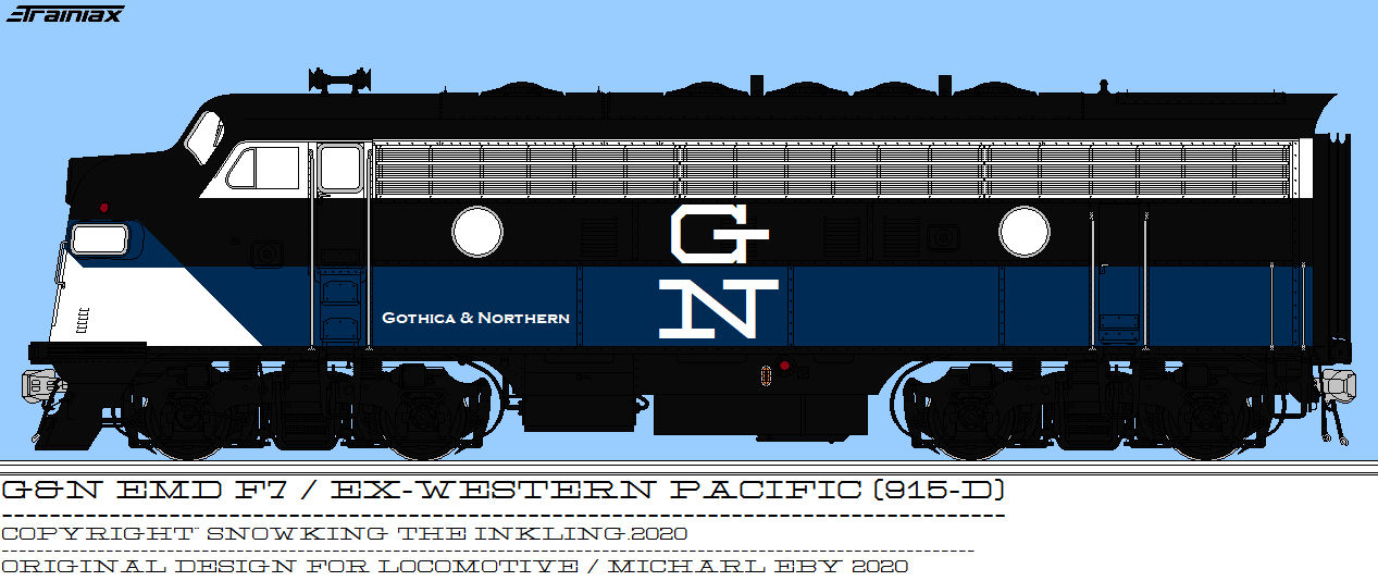 Gothica And Northern EMD F7 By SnowKing2017 On DeviantArt gothica-and-northern-emd-f7-by-snowking2017-on-deviantart