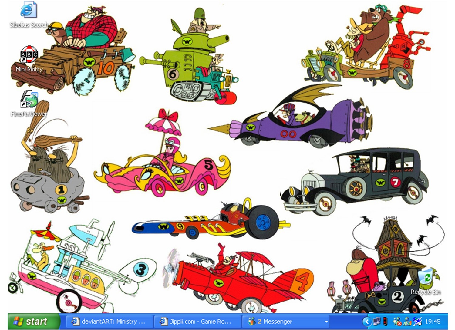 Wacky Races by bluestar63 on DeviantArt