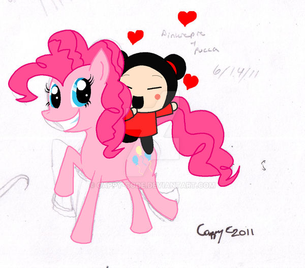 WIP- PinkiePie and Pucca