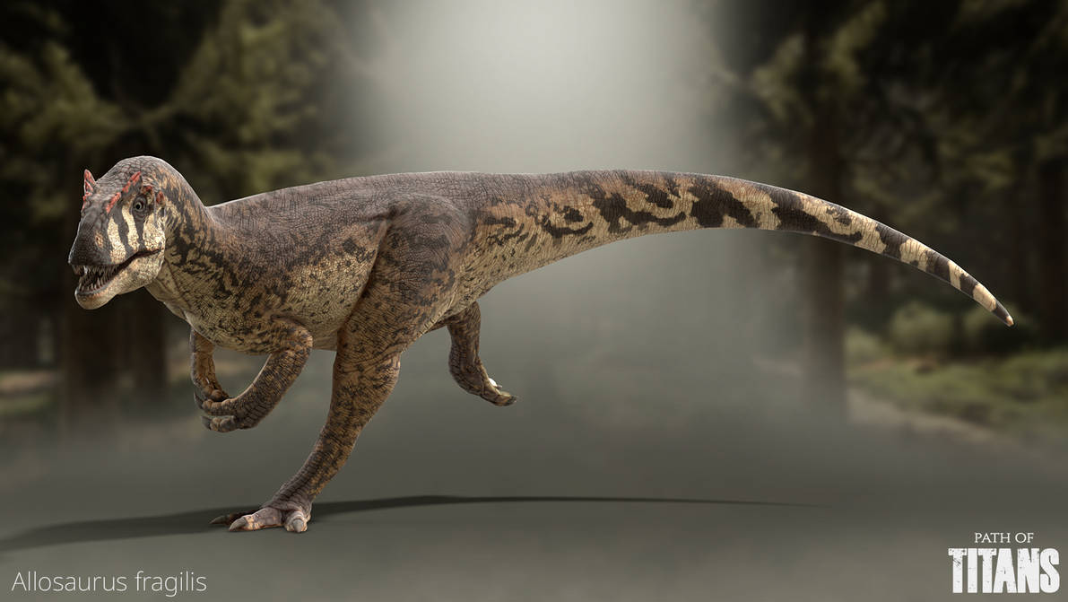 Allosaurus fragilis by Paleocolour on DeviantArt