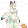 Offer To Adopt -Full Cream Sparkle Cow -OPEN-