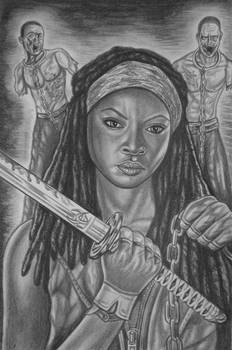 Walking dead- Michonne-2