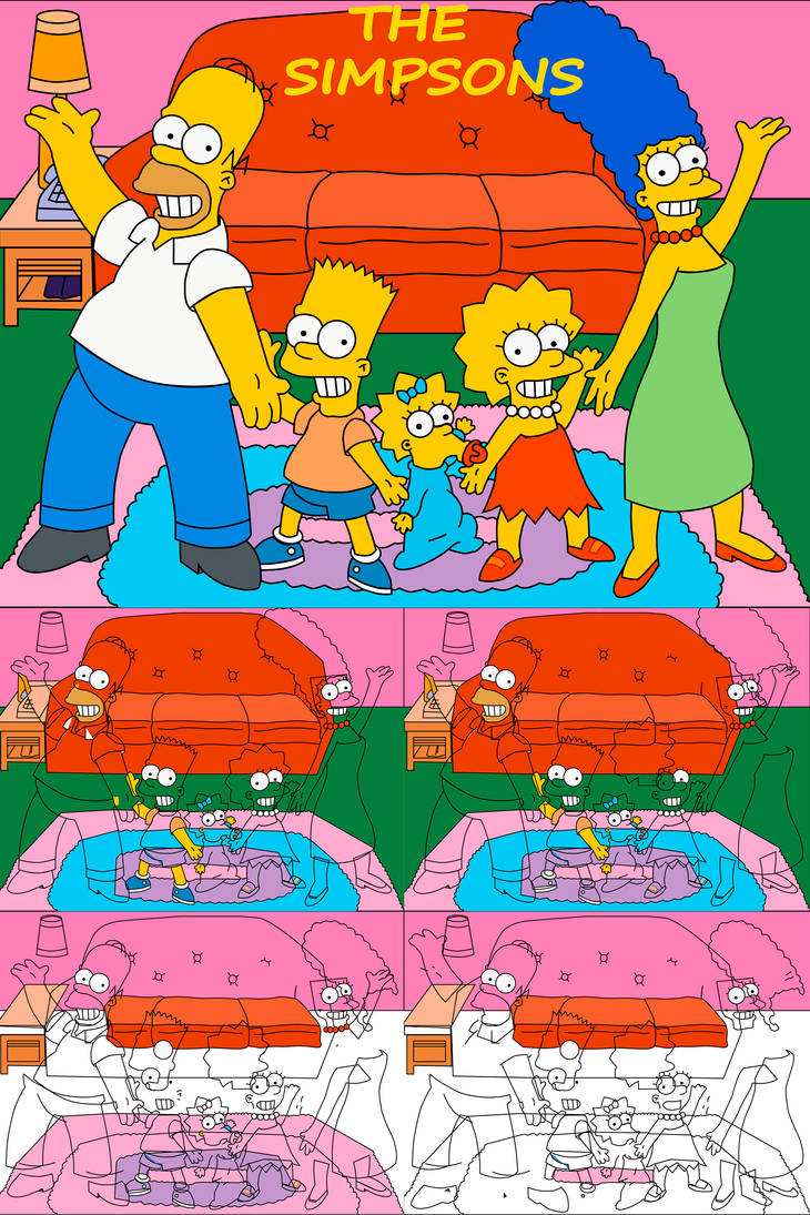The Simpsons Vector Deviantart The Simpsons by vadim79vvl on DeviantArt