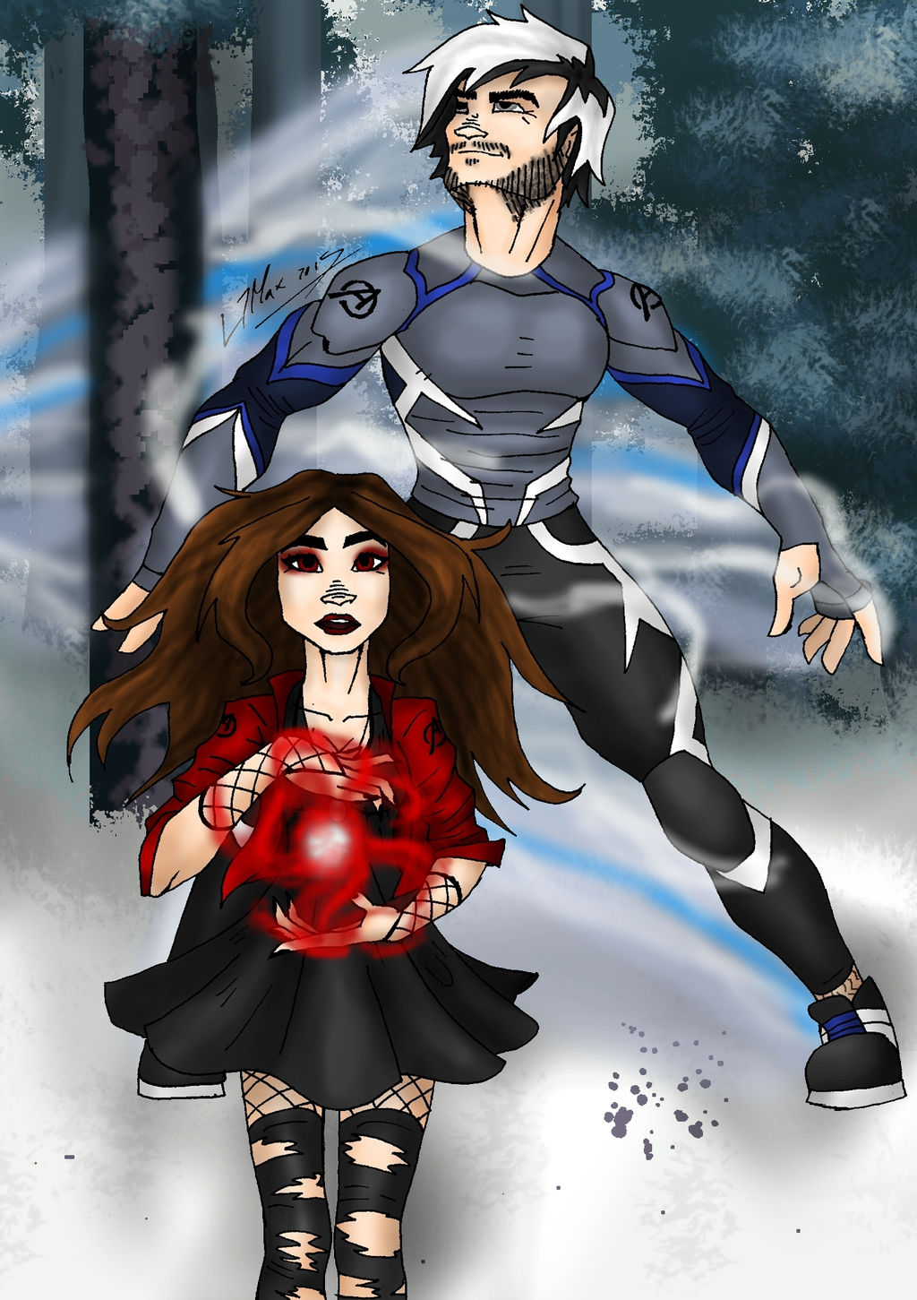 Age of Ultron: Scarlet Witch and Quicksilver