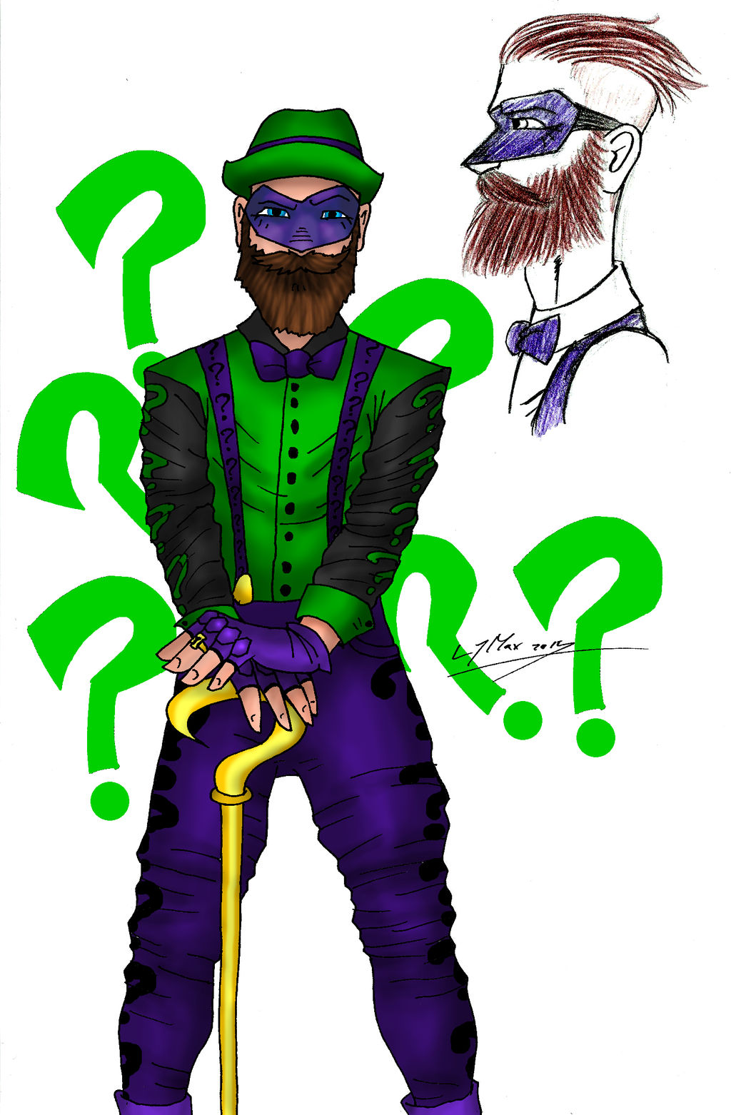 Riddler by Hlontro on DeviantArt