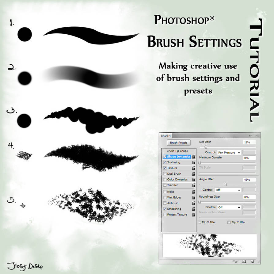 5 Watercolor Brushes for Photoshop by pixelstains on DeviantArt