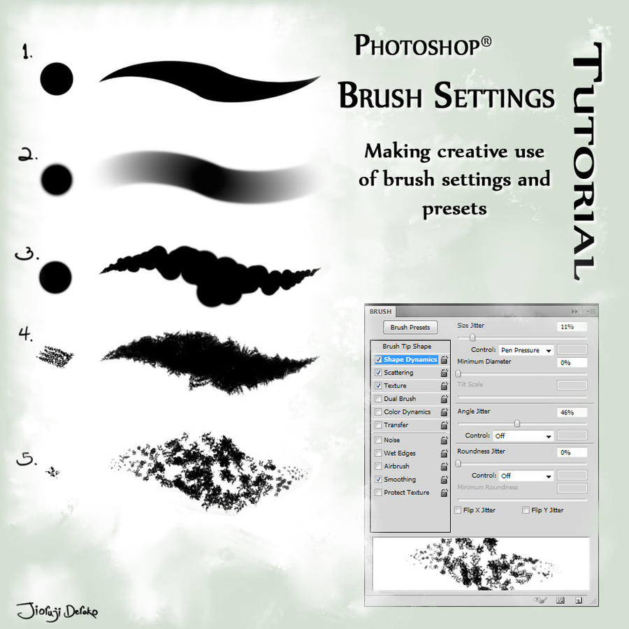 Photoshop Brush Settings Tutorial