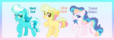 MLP Island Delight Adopts: 3/3 SOLD