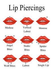 Piercing Study - lips