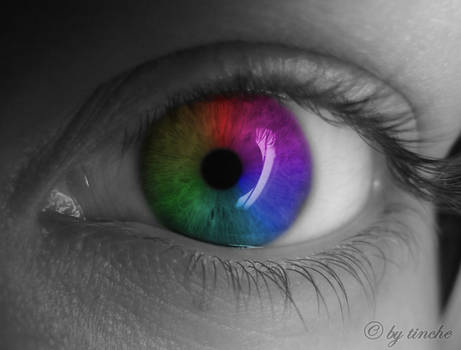 colorful eye