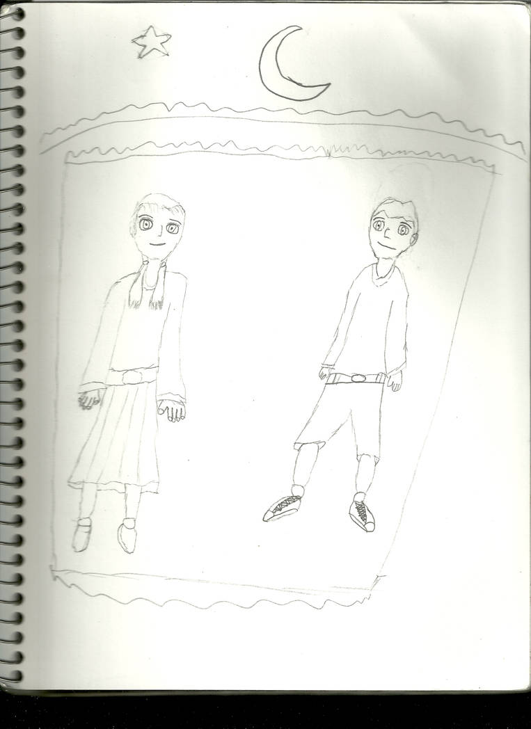 Star Gazing Together (Uncolored Version) by Brendan2k5 on DeviantArt