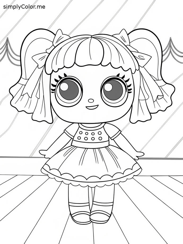 Lol doll color page by coloringkids on DeviantArt