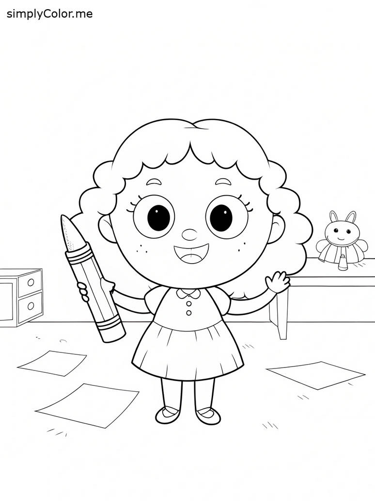 Emily coloring page by coloringkids on DeviantArt