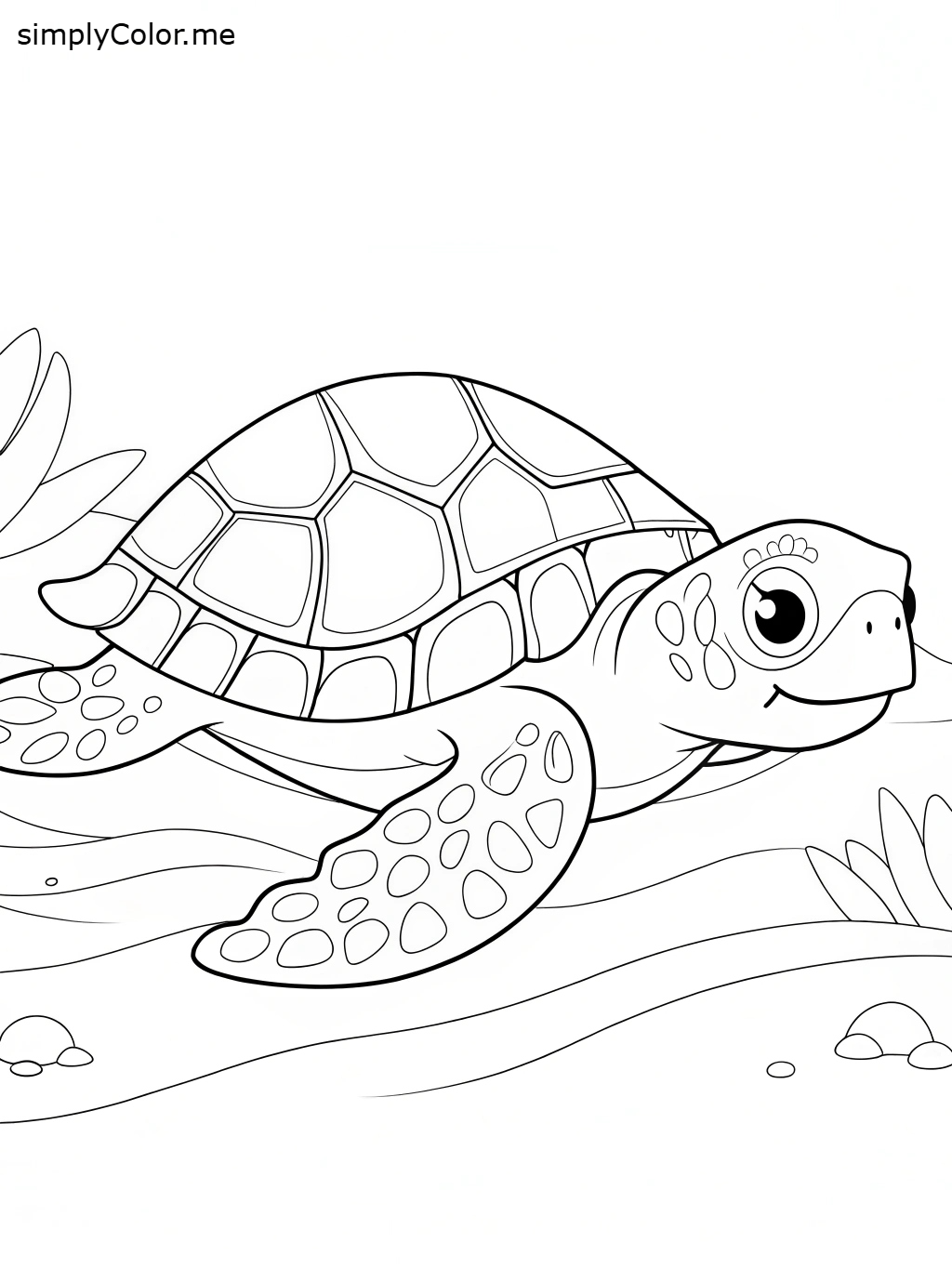 Turtle Colouring Turtle coloring sheet printable by coloringkids on DeviantArt