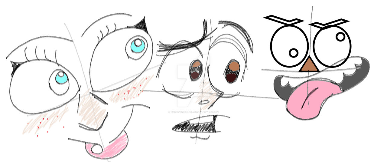 Different styles 2 by SkettyNoodel on DeviantArt