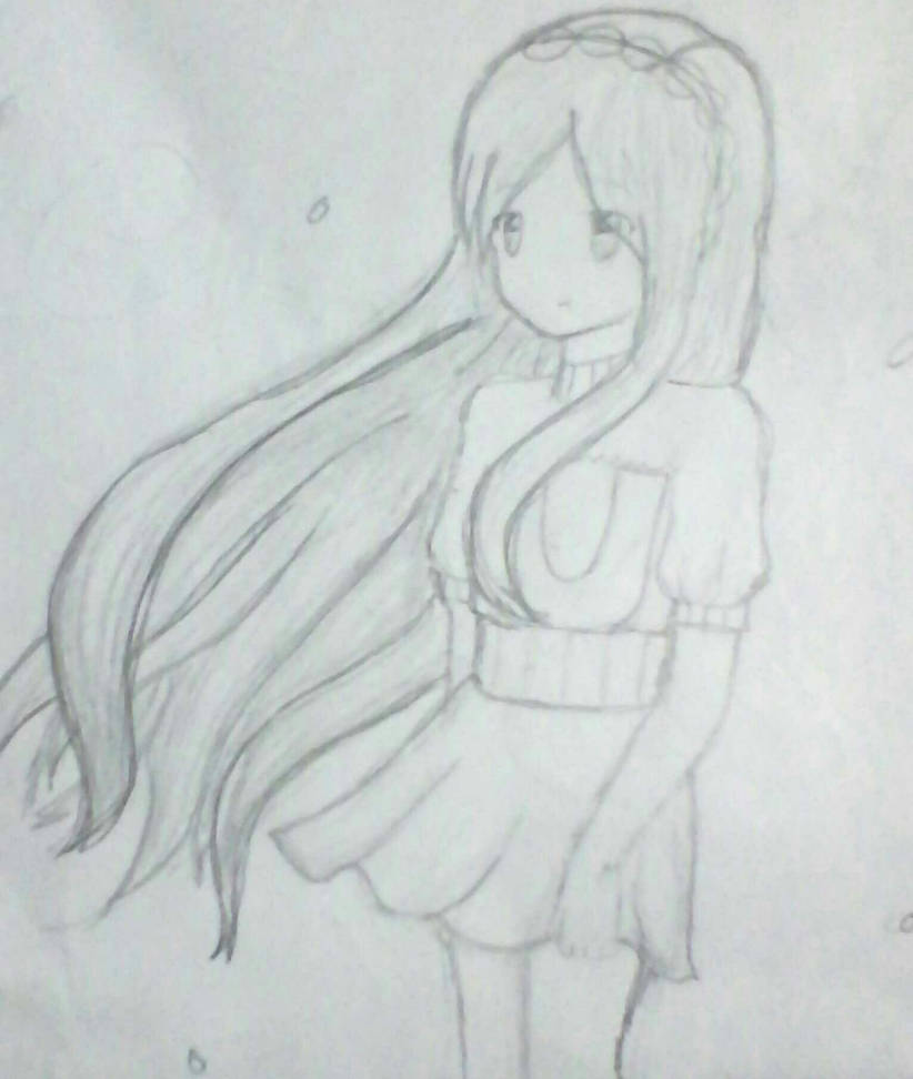 Anime girl pencil drawing by NekoNekoCutie on DeviantArt