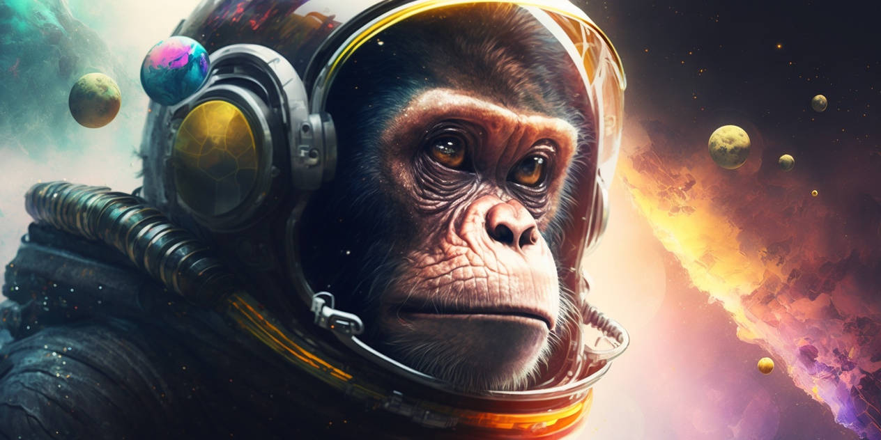 Space monkey. Обезьяны в космосе. Monkey in Space агрессия. Monkey in Space.