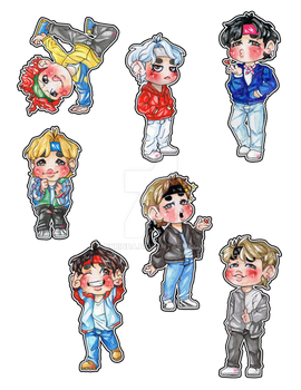 [BTS] HeadBandTan Sticker Sheet