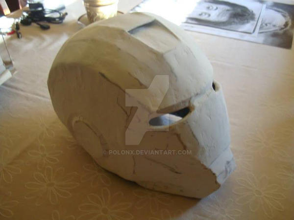 Cardboard Iron Man Helmet (First Attempt)