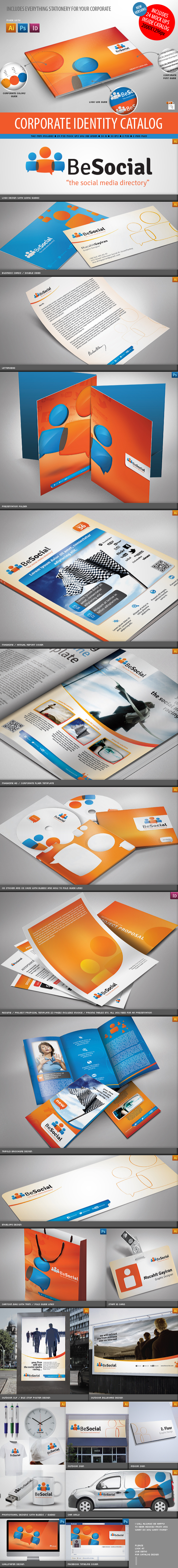 Social Media Corporate Identity Catalog