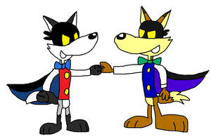 Ghostfox and Spectercoyote