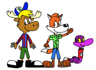 Luke, Skyler and Travis in College Outfits