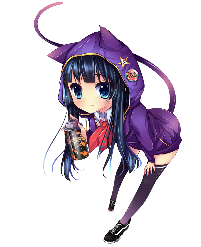 Neko Anime Girl Render By Xiiaokiwi2001 On Deviantart