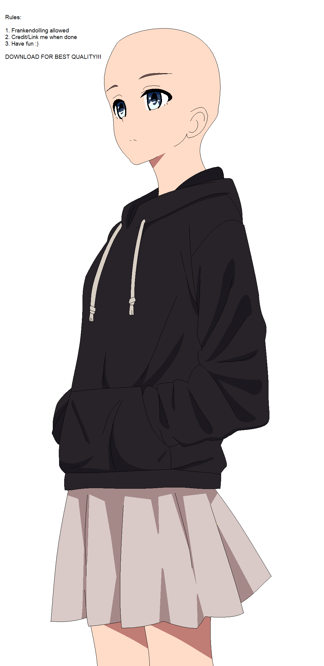 Girl Wearing Hoodie Base at Laura Stanley blog
