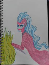 Pink mermaid