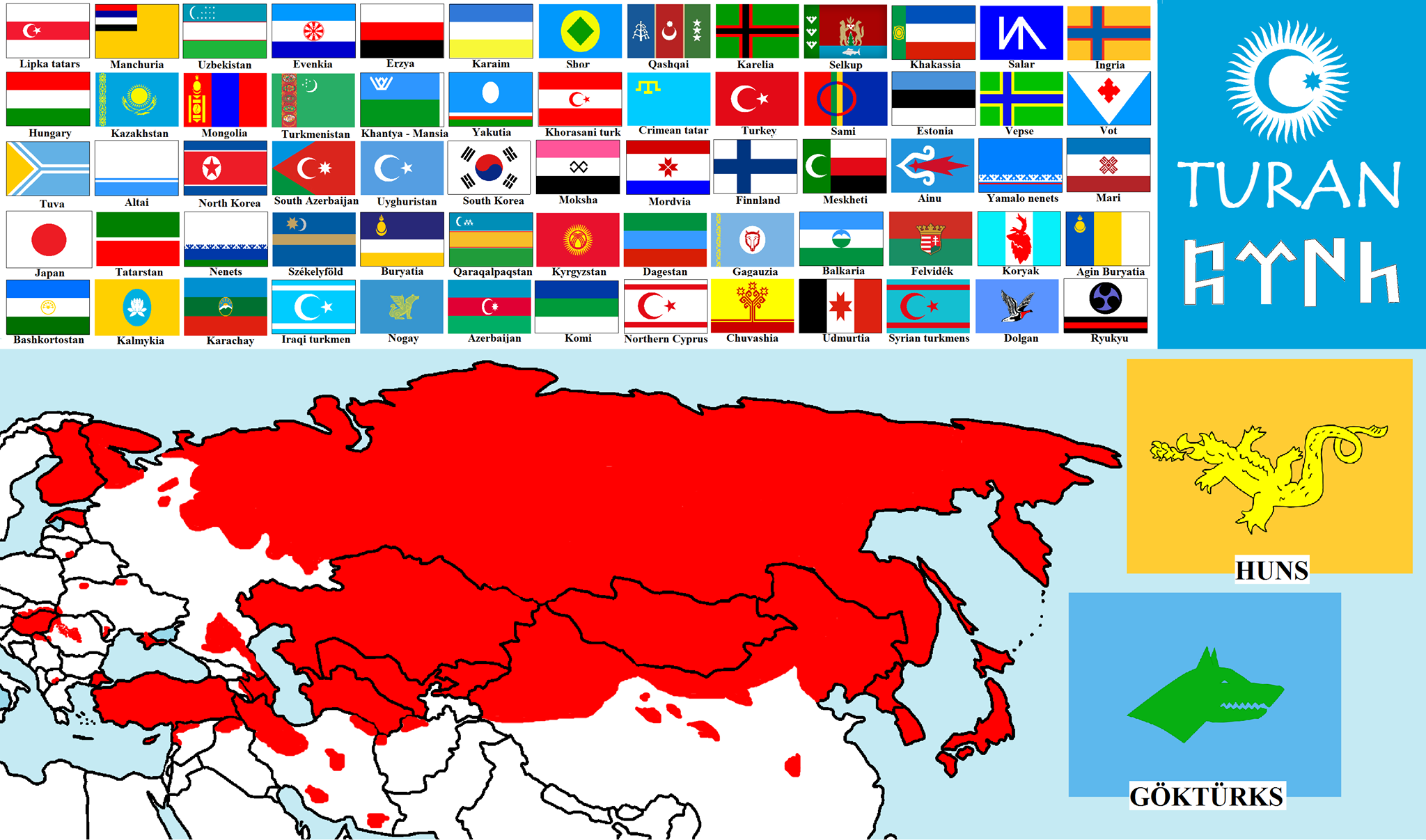 Turan union map by putongmudao on DeviantArt