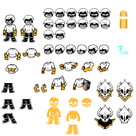 dusttale sprite by XXabyssXXQAQ on DeviantArt