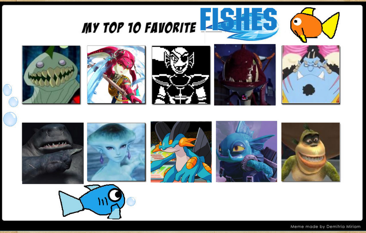 My Top 10 Favorite Fishes by LopDrieuna on DeviantArt