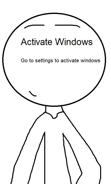 Activate Windows watermark humanized by sonicfan19827 on DeviantArt