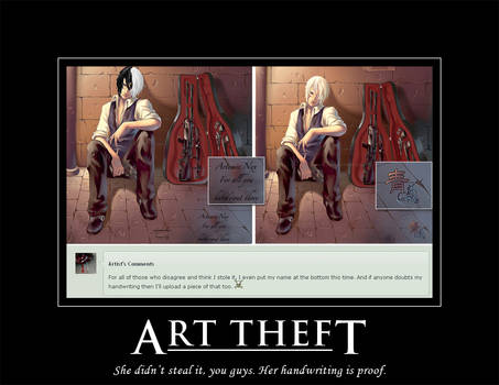 Art Theft Demotivational