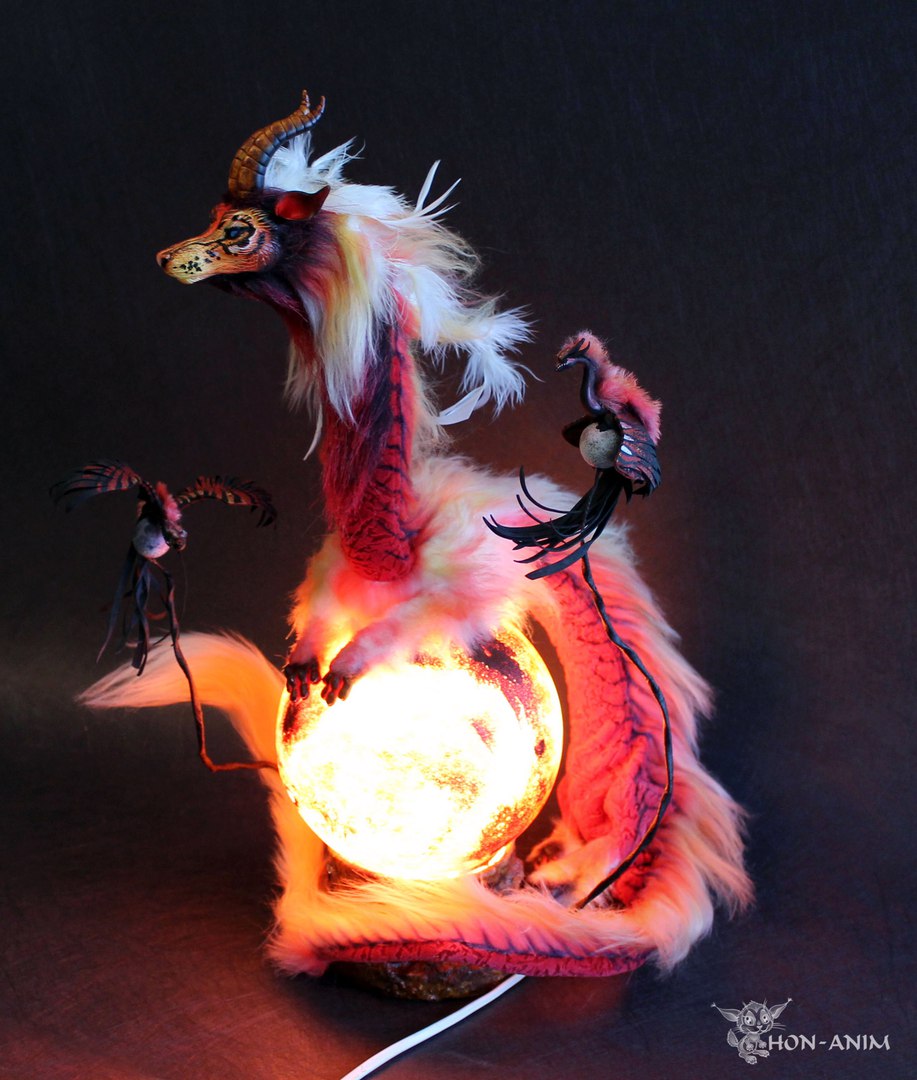 Dragon the Mars Guardian Lamp Bedside