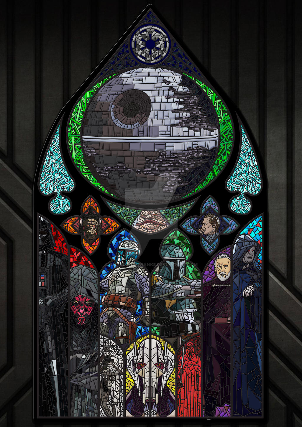 Darkside Stain glass