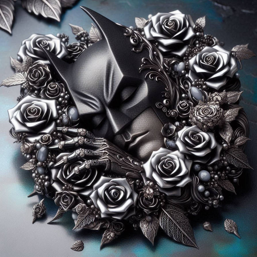 Comic Style Roses Batman Batman and Roses by KiraHeat on DeviantArt