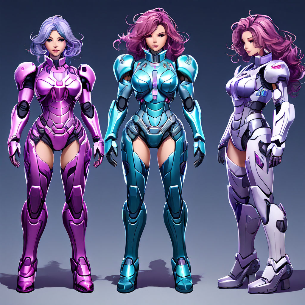 Mecha Rena Girls mechagirls by KiraHeat on DeviantArt