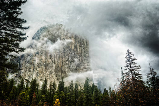 El Capitan in the Storm