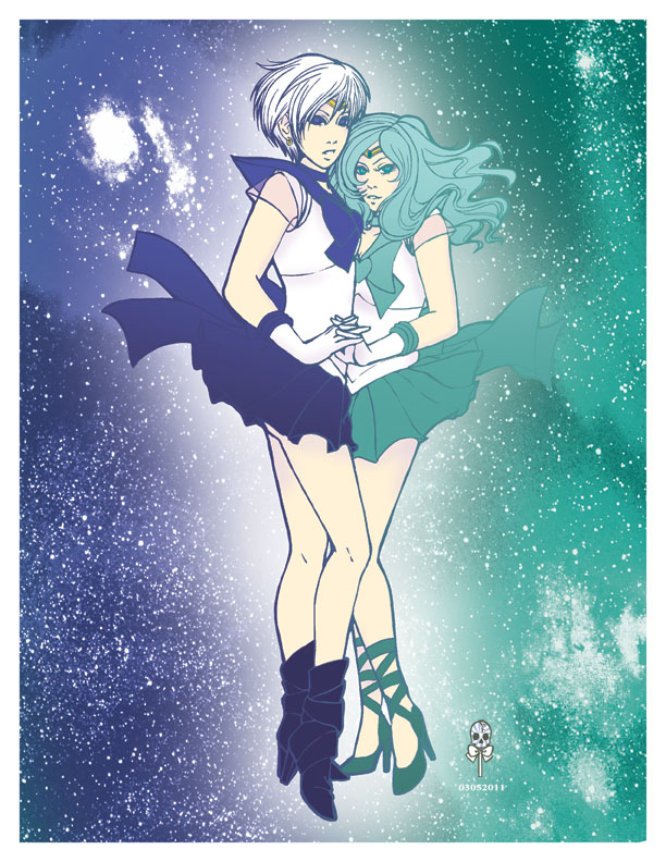.Sailor Uranus + Neptune.