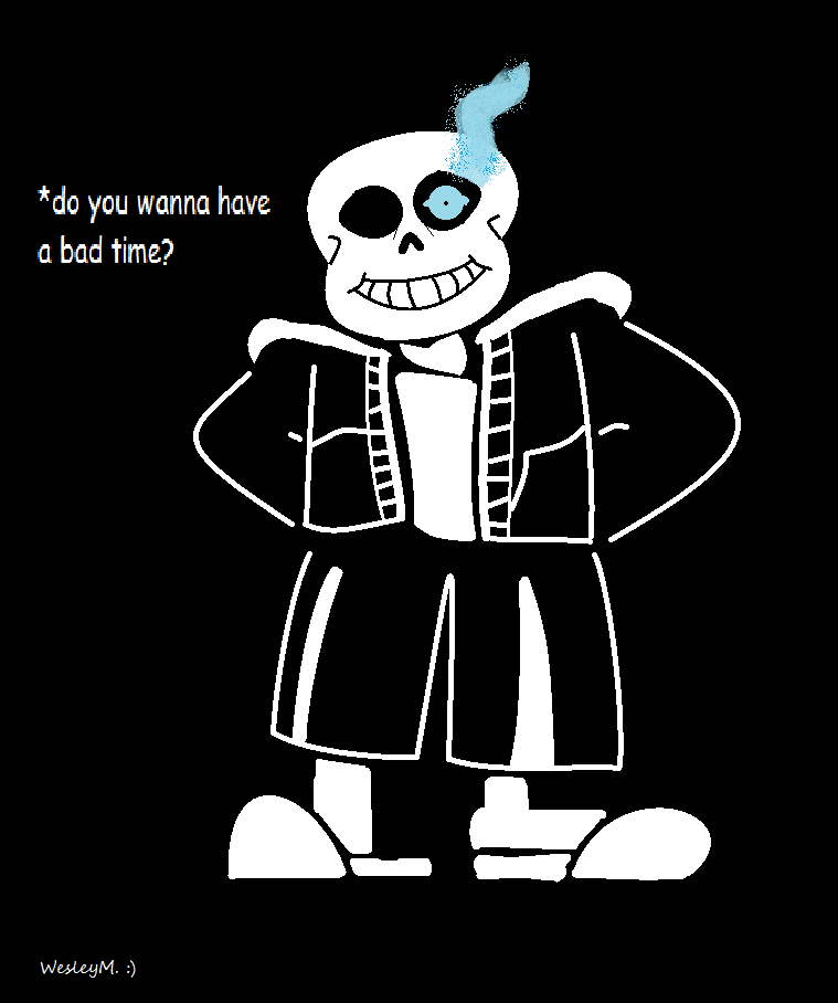 Projecttale Sans Battle Sprite by JesterBones4150 on DeviantArt