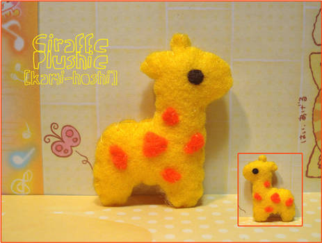 Giraffe Plushie