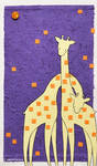 Giraffe Collage by littlepaperforest