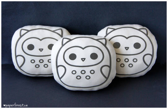 Owl Pillow Plushies