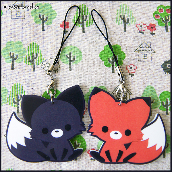 Acrylic Fox Charms