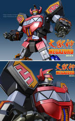 3D Megazord Dai-Zyujin