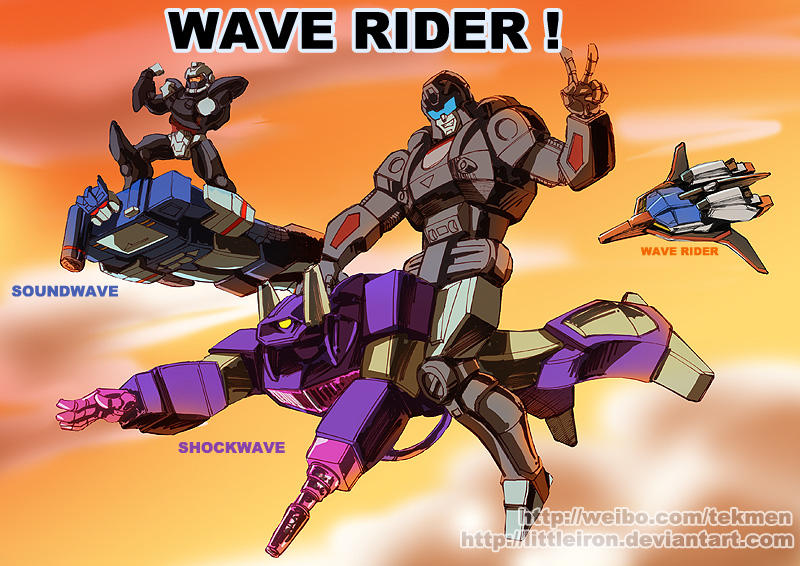 Wave Rider Team WAAAVE RIDER! by littleiron on DeviantArt