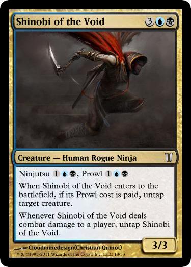 shinobi of the void MTG fan made